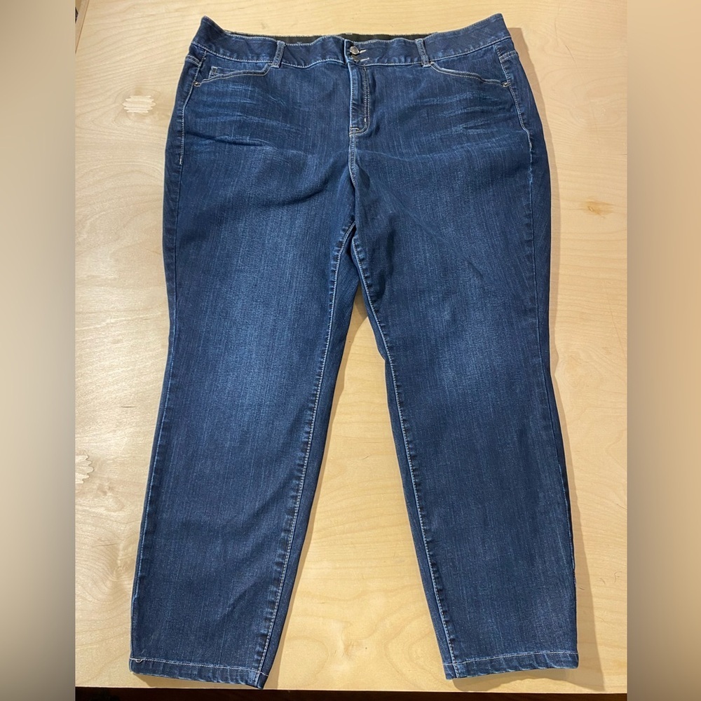 Lane Bryant Skinny Jeans Size 24 R (KW)